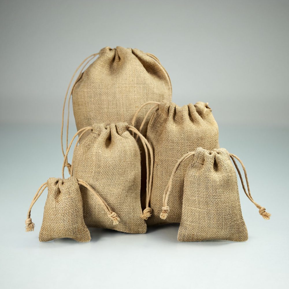 Biodegradable Jute Bags 290 gr/m2 Various Sizes