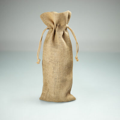 Biodegradable Jute Wine Bottle Bags 290 gr